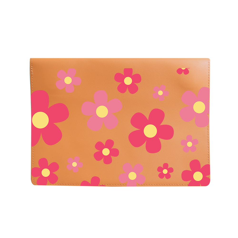 Vegan Leather Sleeve - Daisy Blush