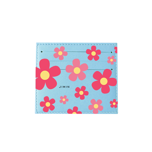 6 Slots Card Holder - Daisy Blush
