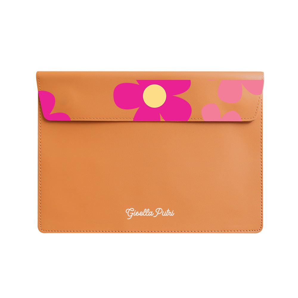 Vegan Leather Sleeve - Daisy Delight