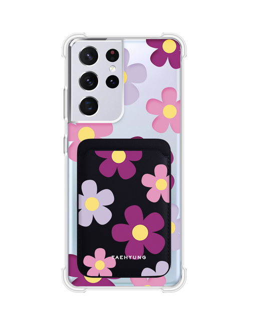 Android Magnetic Wallet Case - Daisy Paradise