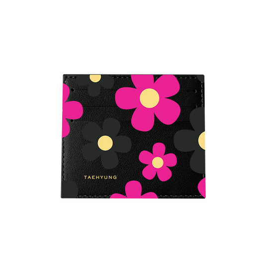 6 Slots Card Holder - Daisy Hot Pink