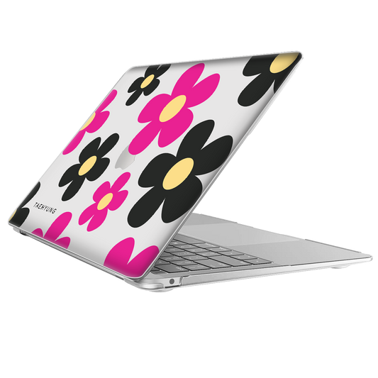 MacBook Snap Case - Daisy Hot Pink