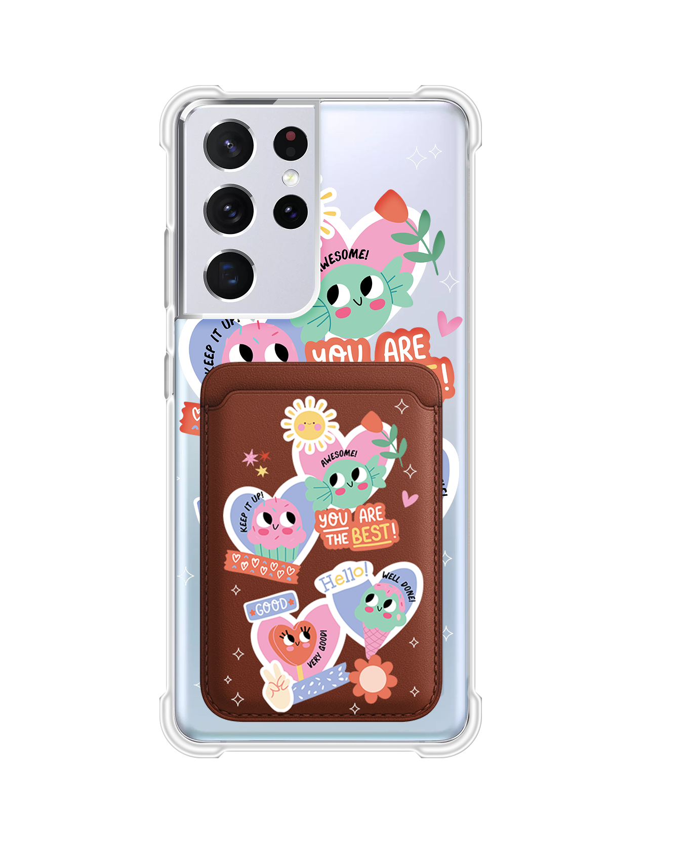Android Magnetic Wallet Case - Dessert Party