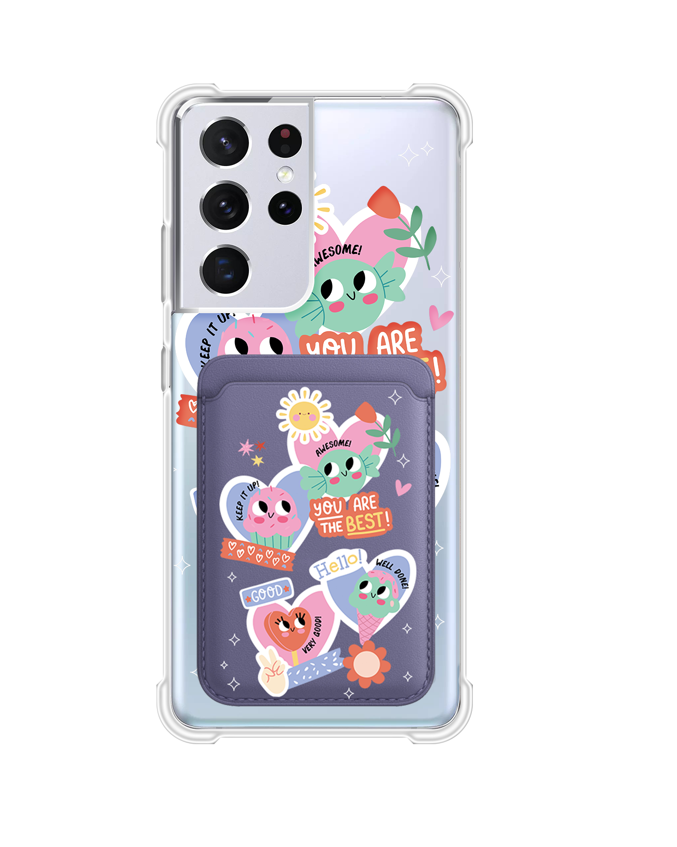 Android Magnetic Wallet Case - Dessert Party