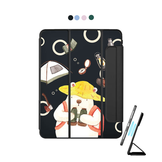 iPad Detachable Flip Cover - Adventure Of Bear
