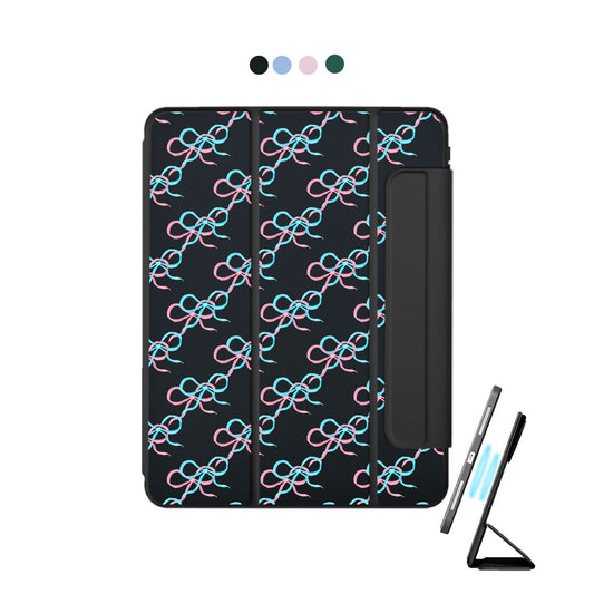 iPad Detachable Flip Cover - Coquette Overlap Bow