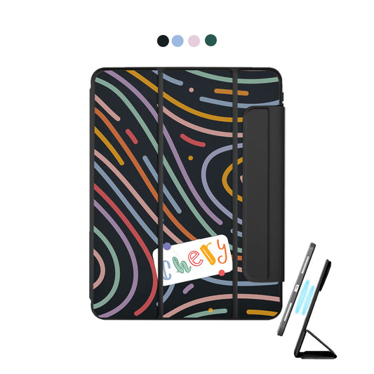 iPad Detachable Flip Cover - Doodle 2.0 Monogram