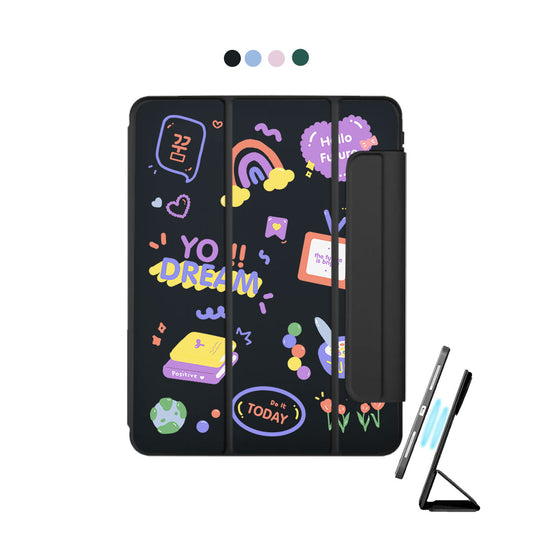 iPad Detachable Flip Cover - Hello Future