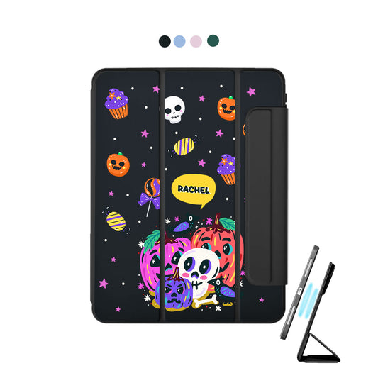 iPad Detachable Flip Cover - Pumpkins Monster