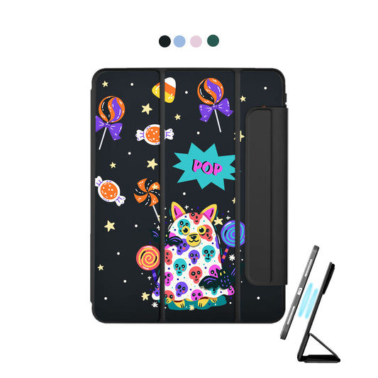 iPad Detachable Flip Cover - Puppy Monster