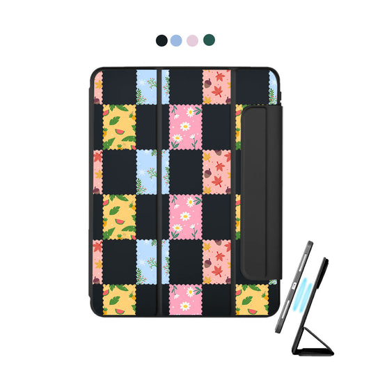 iPad Detachable Flip Cover - Four Seasons Stamps