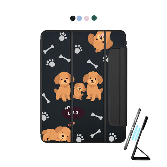 iPad Detachable Flip Cover - Poodle Squad