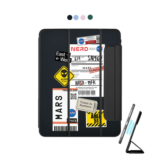 iPad Detachable Flip Cover - Ticket to Mars