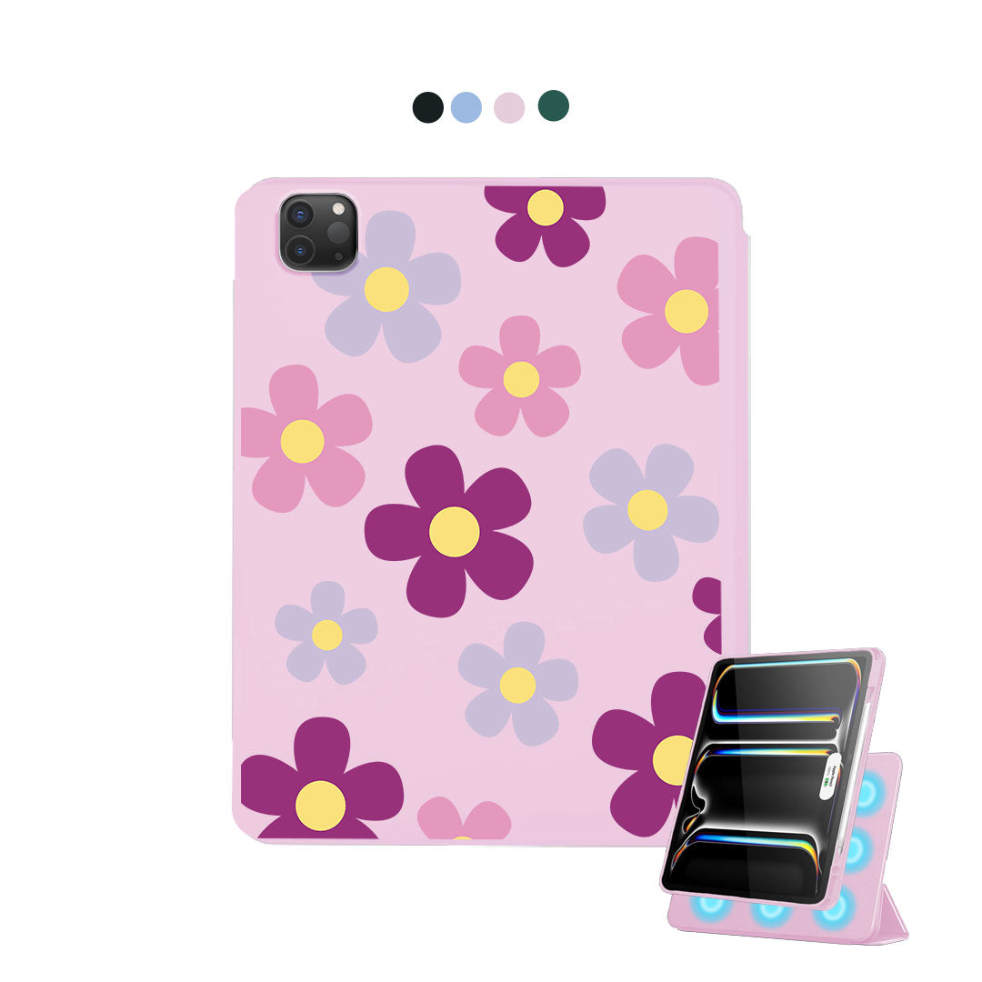 iPad Detachable Flip Cover - Daisy Paradise