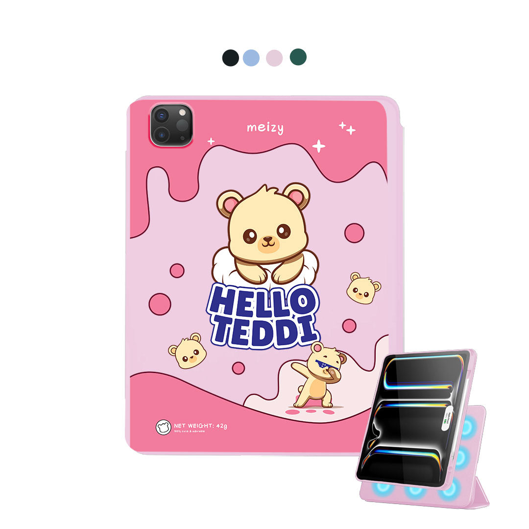 iPad Detachable Flip Cover - Hello Teddy 2.0