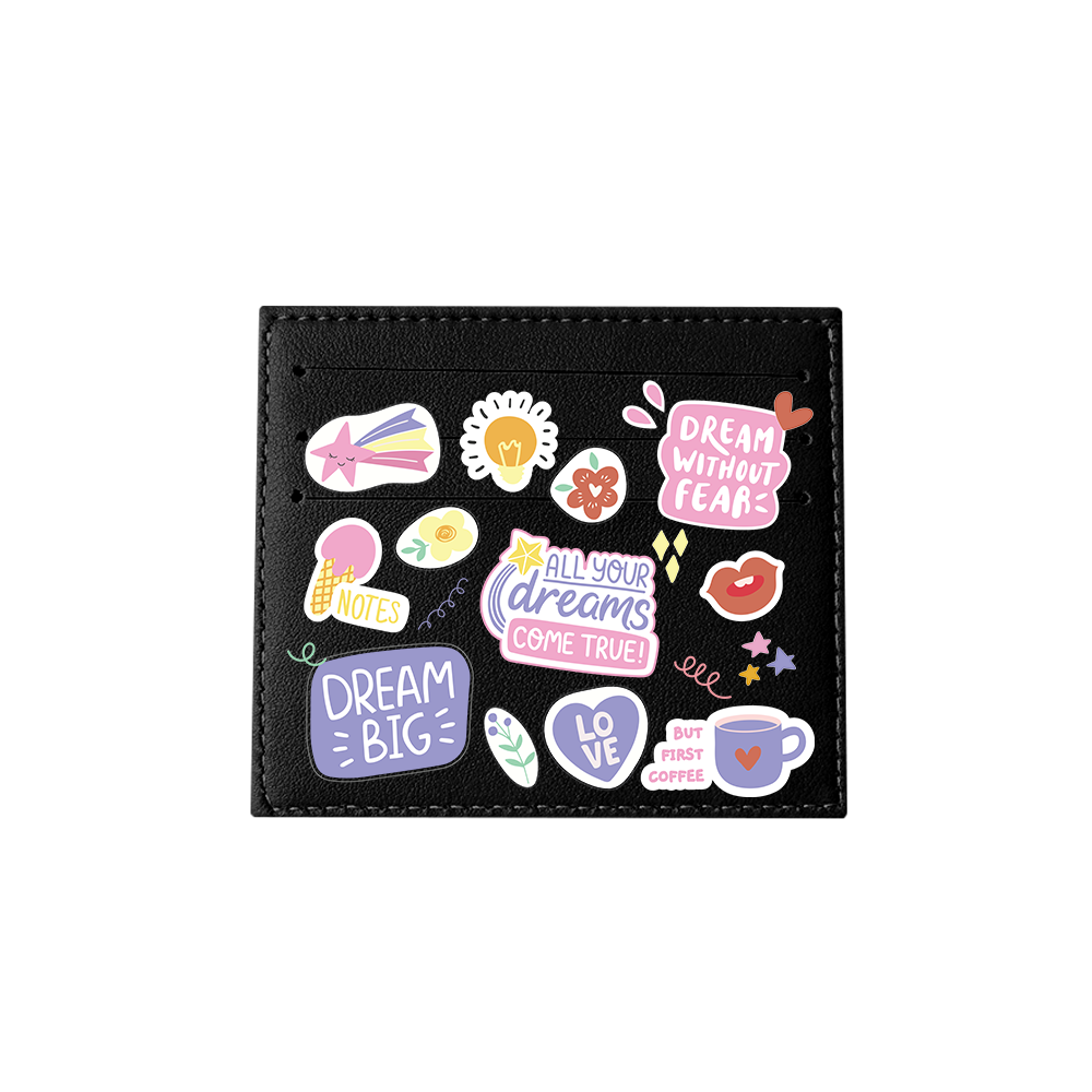 6 Slots Card Holder - Dream Sticker Pack