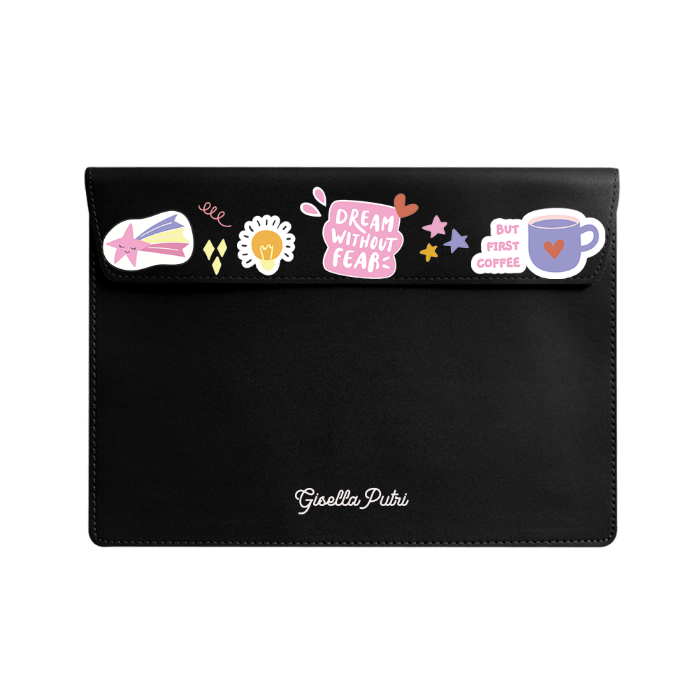 Vegan Leather Sleeve - Dream Sticker Pack