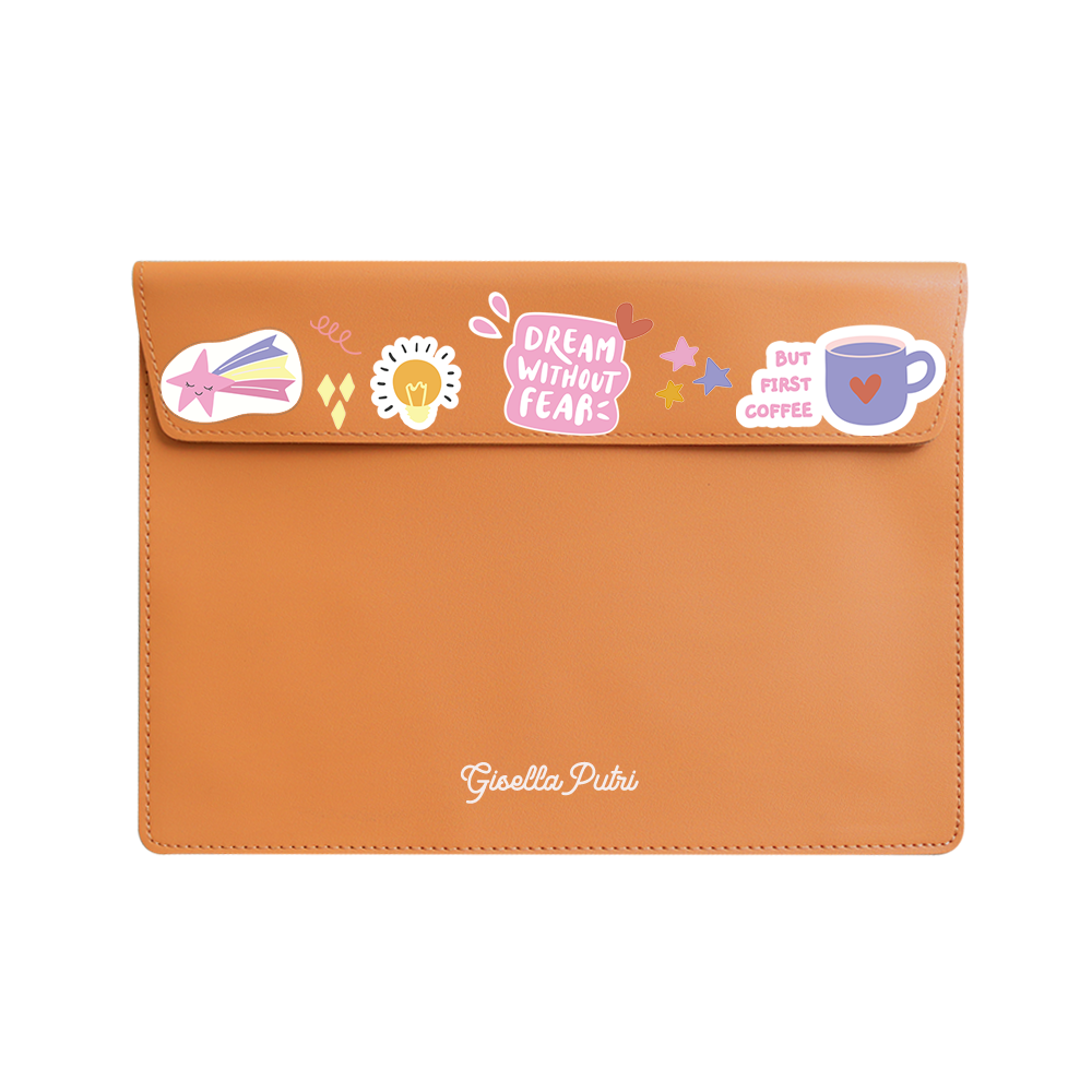 Vegan Leather Sleeve - Dream Sticker Pack