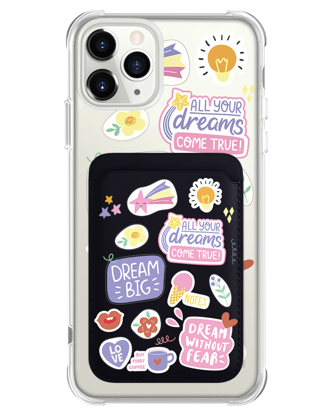 iPhone Magnetic Wallet Case - Dream Sticker Pack
