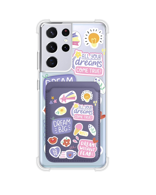 Android Magnetic Wallet Case - Dream Sticker Pack