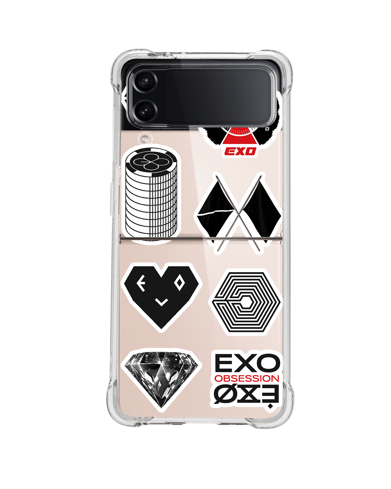 Android Flip / Fold Rearguard Hybrid - Exo Sticker Pack