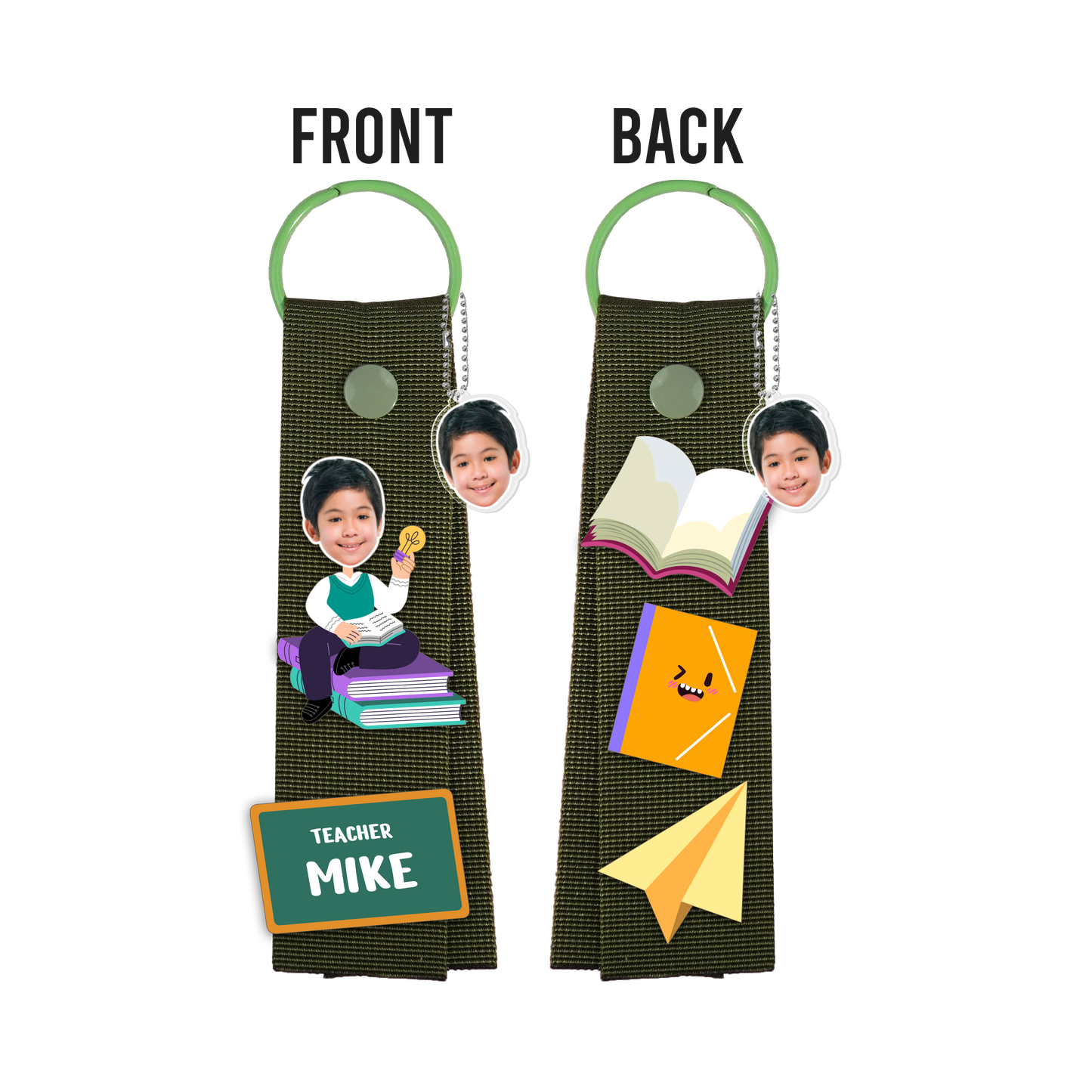 Patch Keychain - Face Grid Dream Teacher