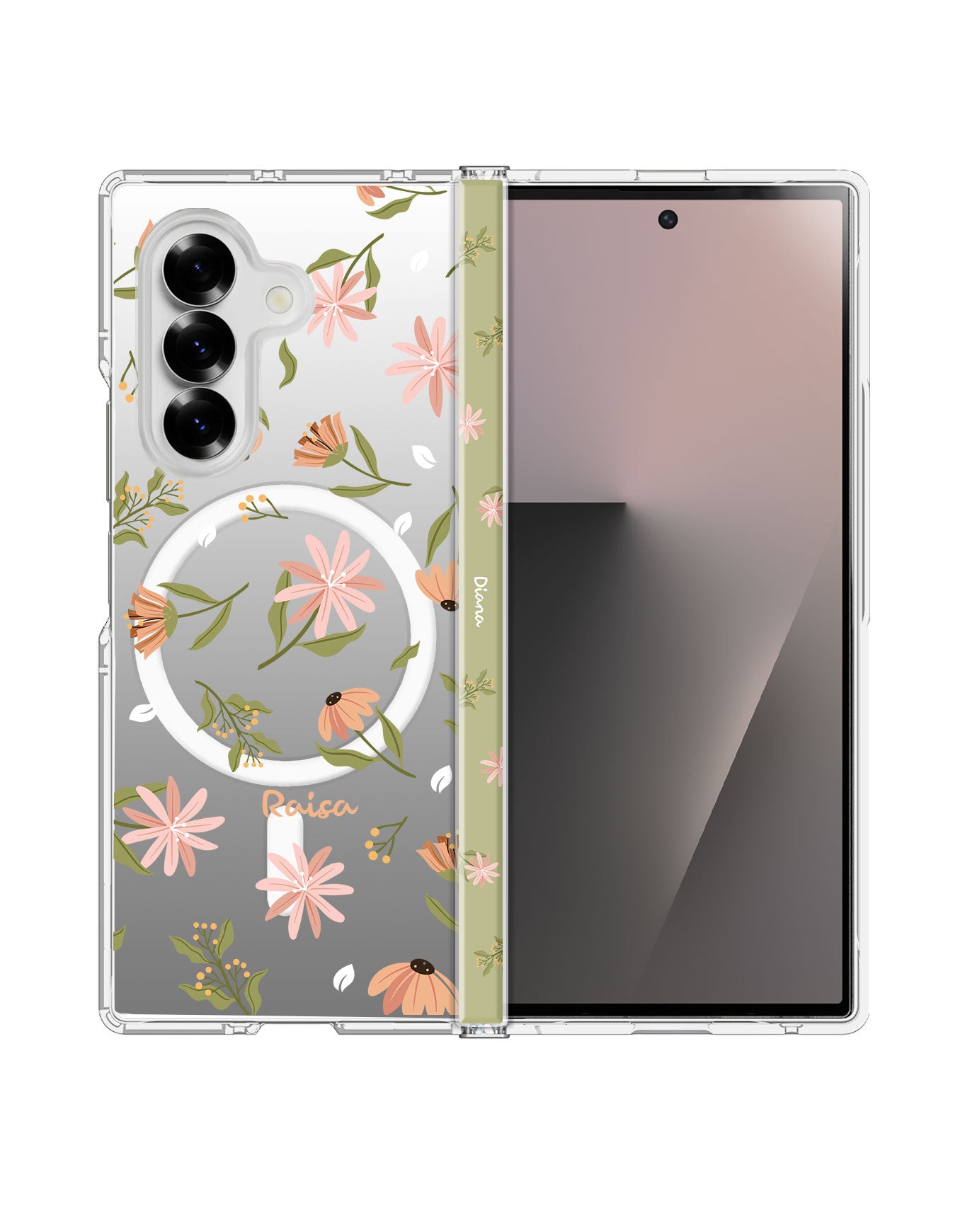Android Flip / Fold Rearguard Hinge - Cosmos Flower