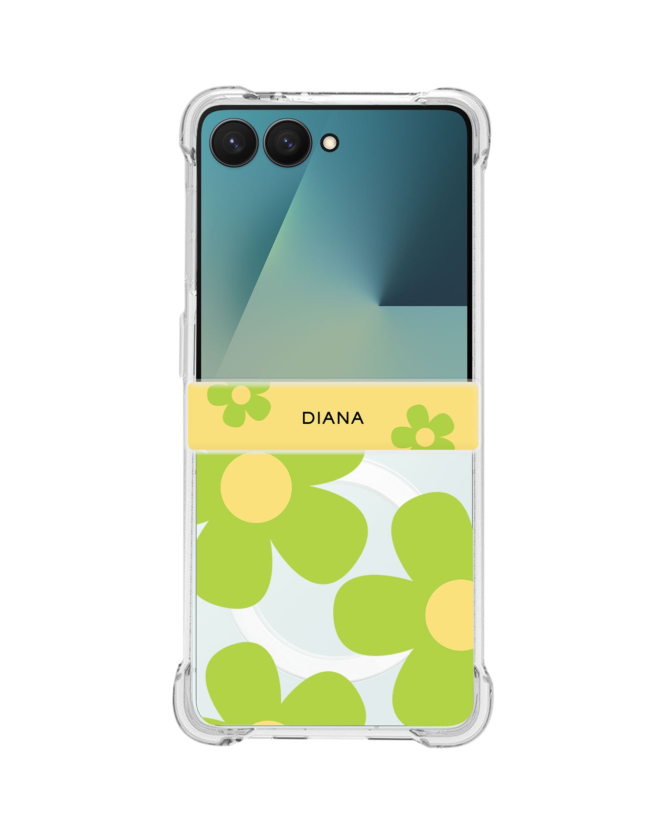 Android Flip / Fold Rearguard Hinge - Daisy Bloom
