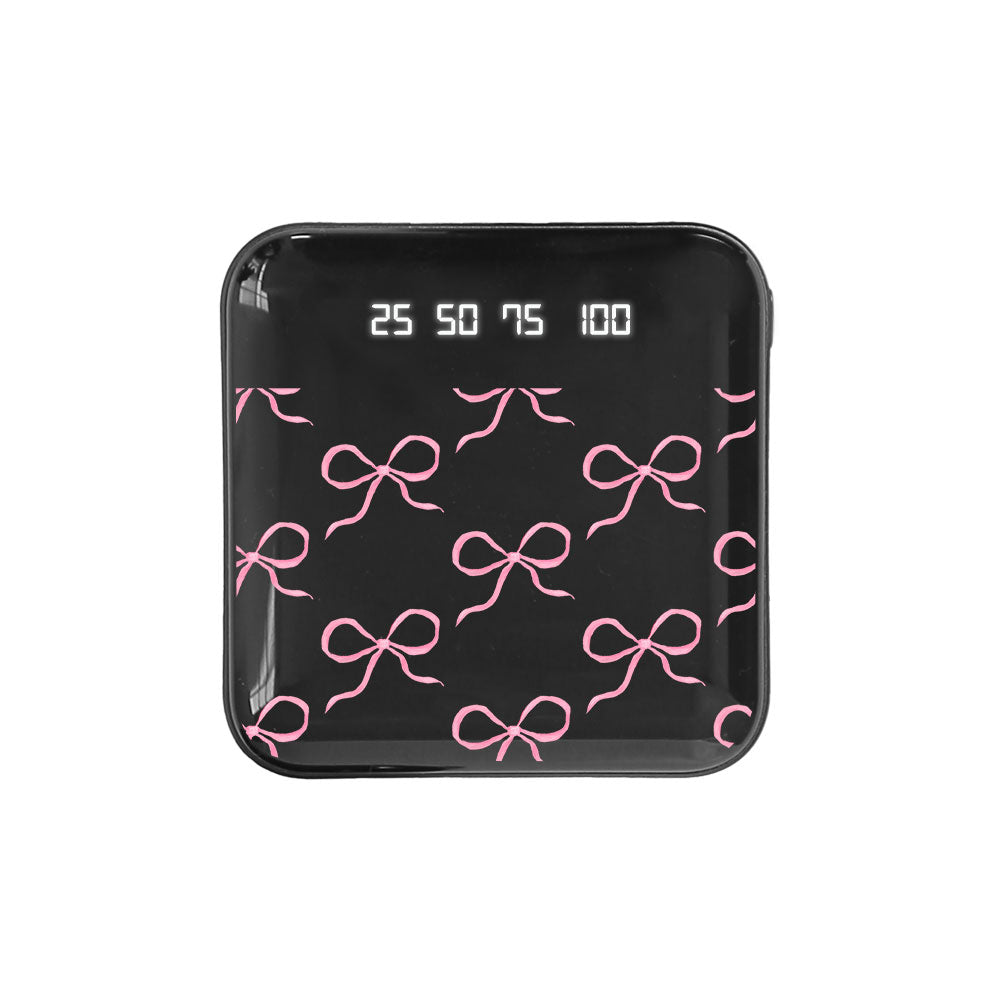 Mini Mighty Powerbank 12,000 mAh - Coquette Pink Bow 1.0