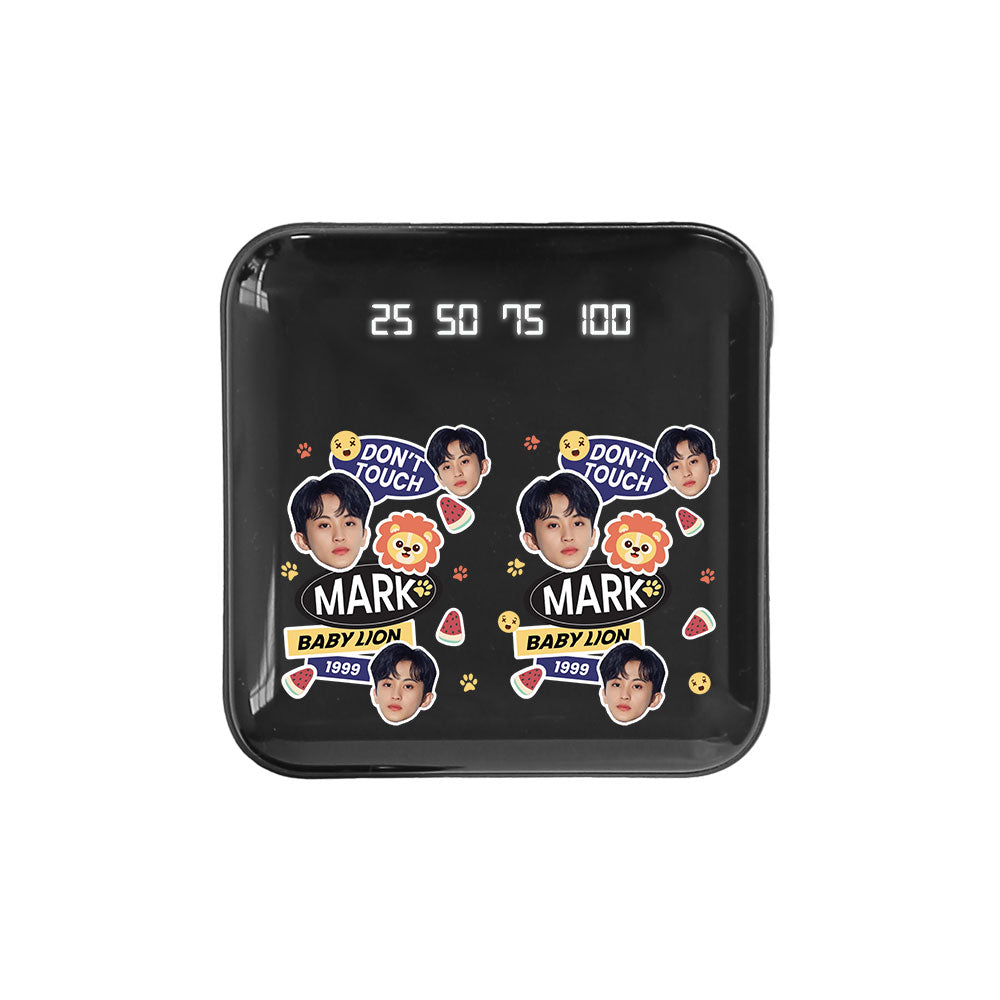 Mini Mighty Powerbank 12,000 mAh - Face Grid Baby Lion