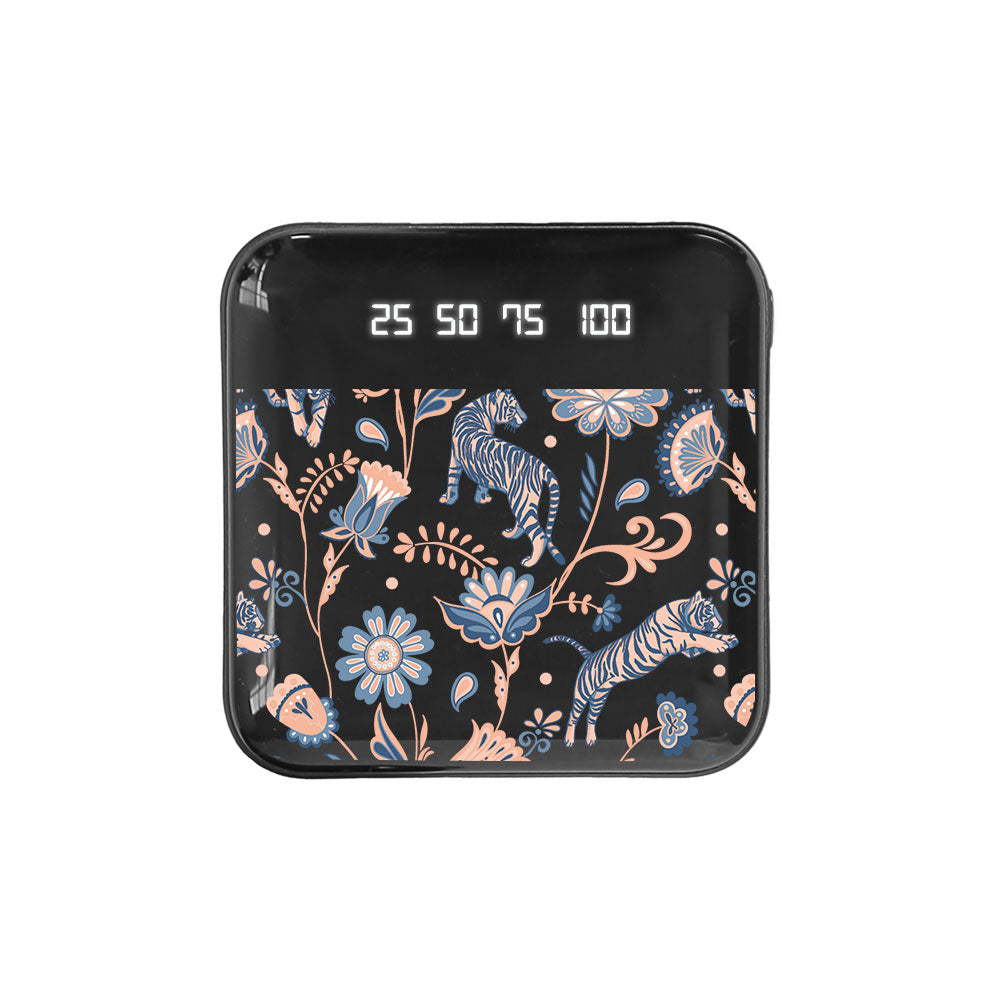 Mini Mighty Powerbank 12,000 mAh - Tiger & Floral 5.0