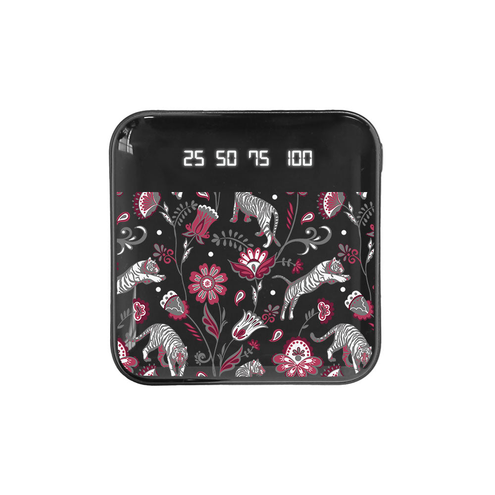 Mini Mighty Powerbank 12,000 mAh - Tiger & Floral 6.0