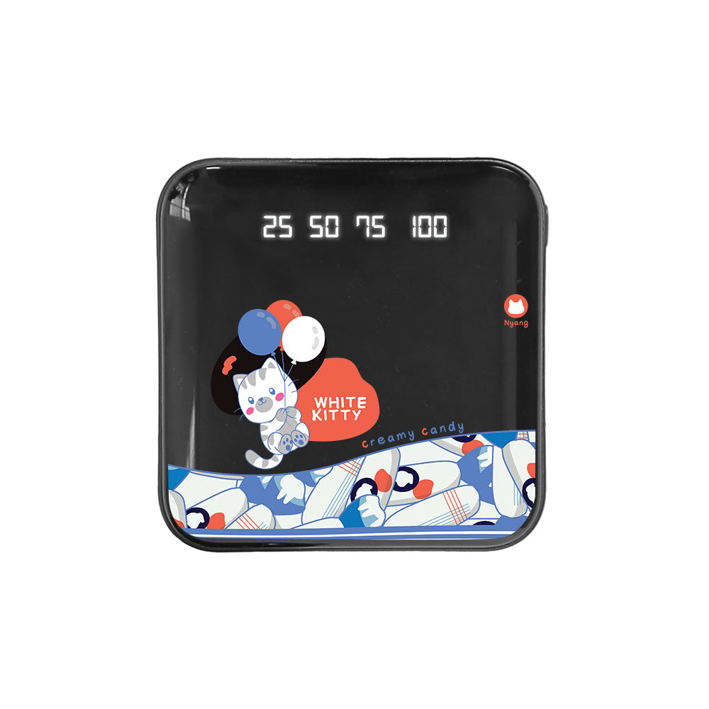 Mini Mighty Powerbank 12,000 mAh - White Kitty