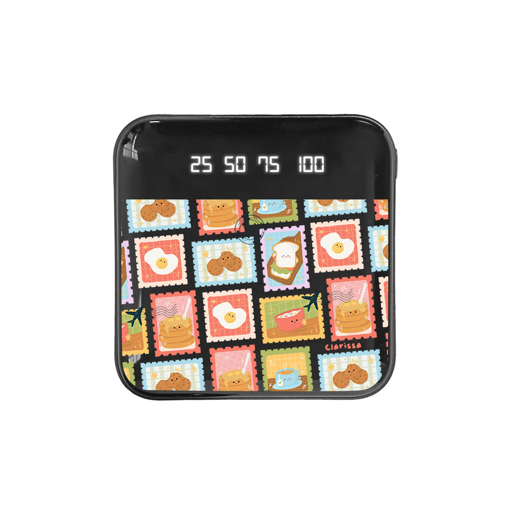 Mini Mighty Powerbank 12,000 mAh - Breakfast Menu Stamps