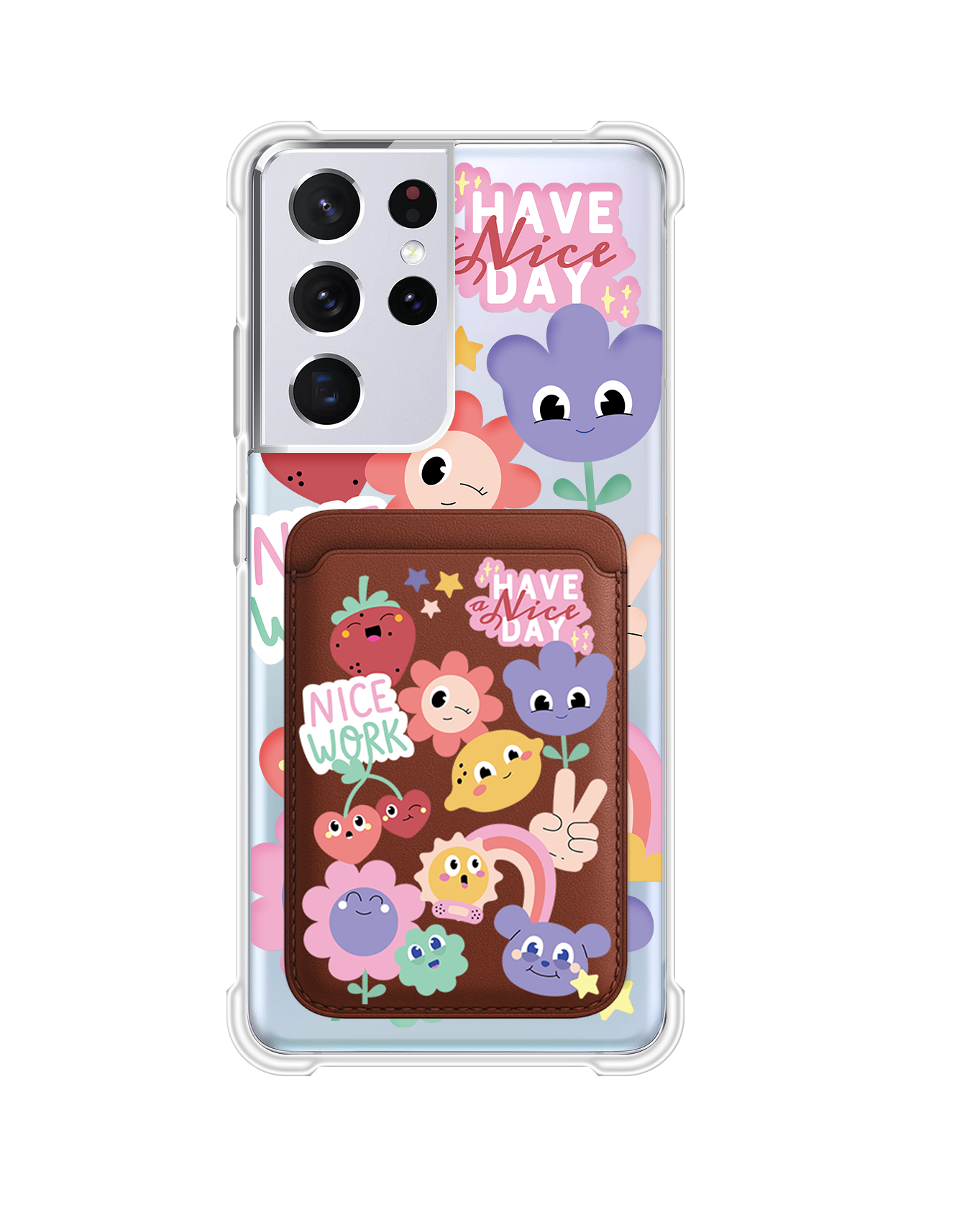 Android Magnetic Wallet Case - Garden Party
