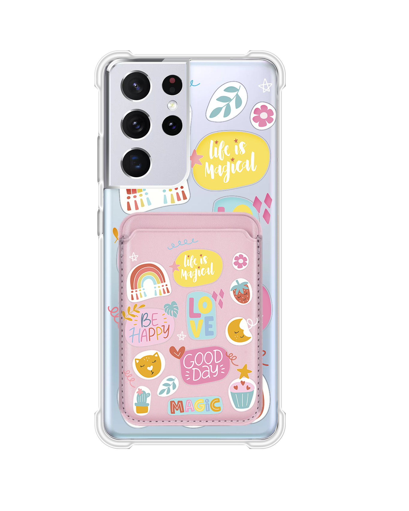 Android Magnetic Wallet Case - Good Day 1.0