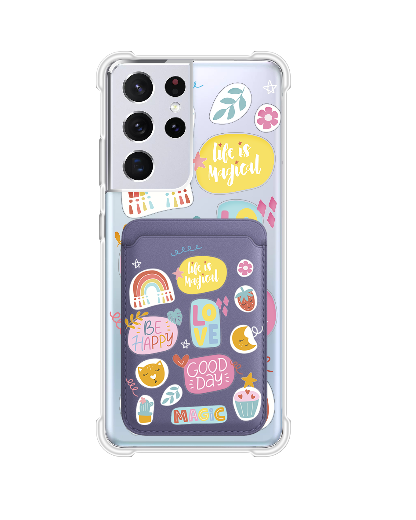 Android Magnetic Wallet Case - Good Day 1.0