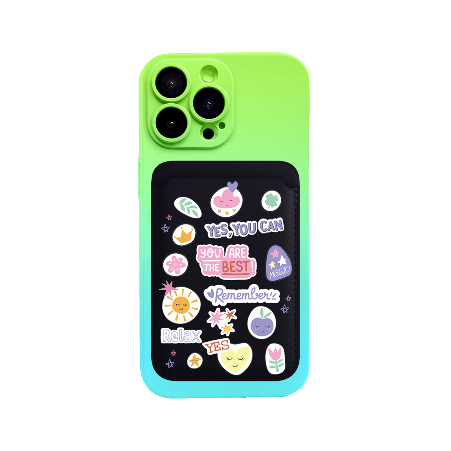 iPhone Magnetic Wallet Silicone Case - You are The Best 2.0