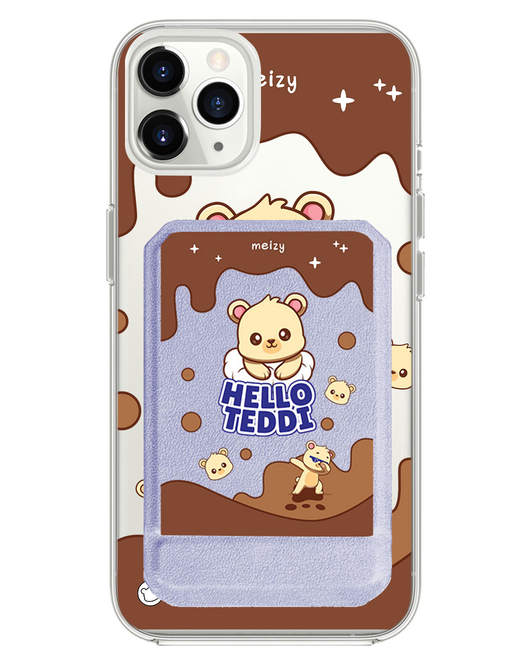 iPhone Magnetic Multifold Wallet - Hello Teddy 1.0