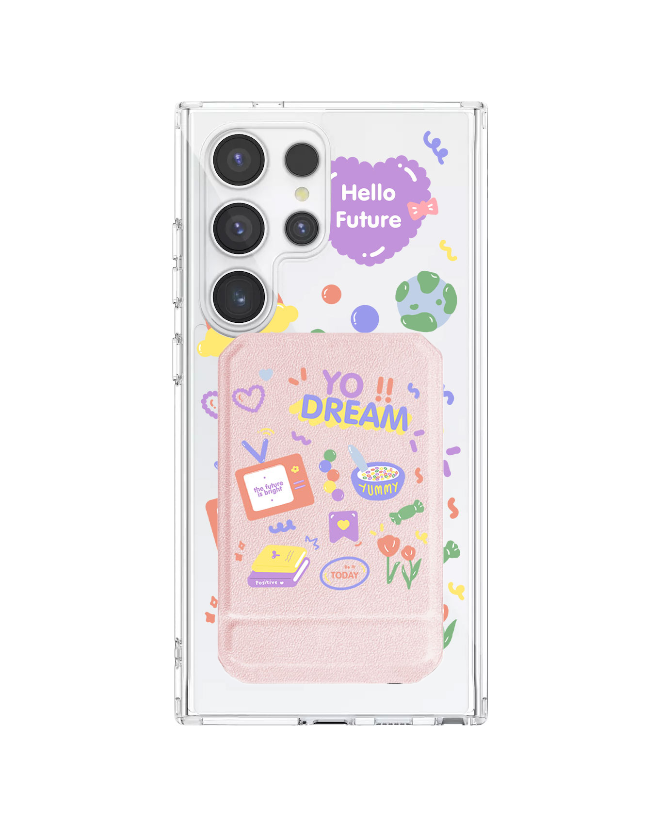 Android Magnetic Multifold Wallet - Hello Future