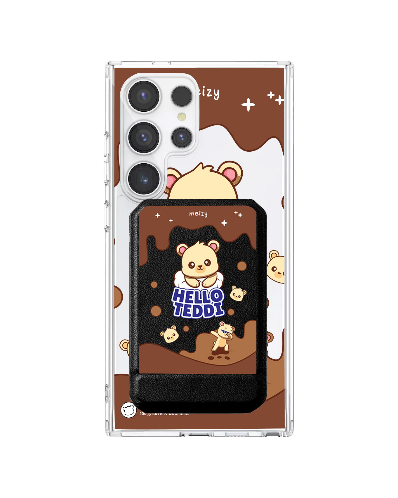 Android Magnetic Multifold Wallet - Hello Teddy 1.0