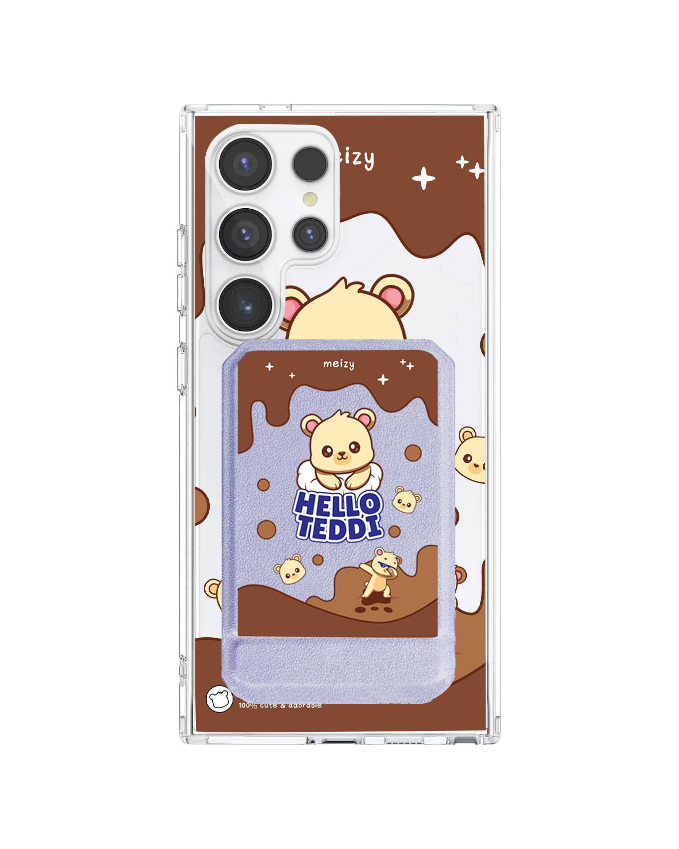Android Magnetic Multifold Wallet - Hello Teddy 1.0
