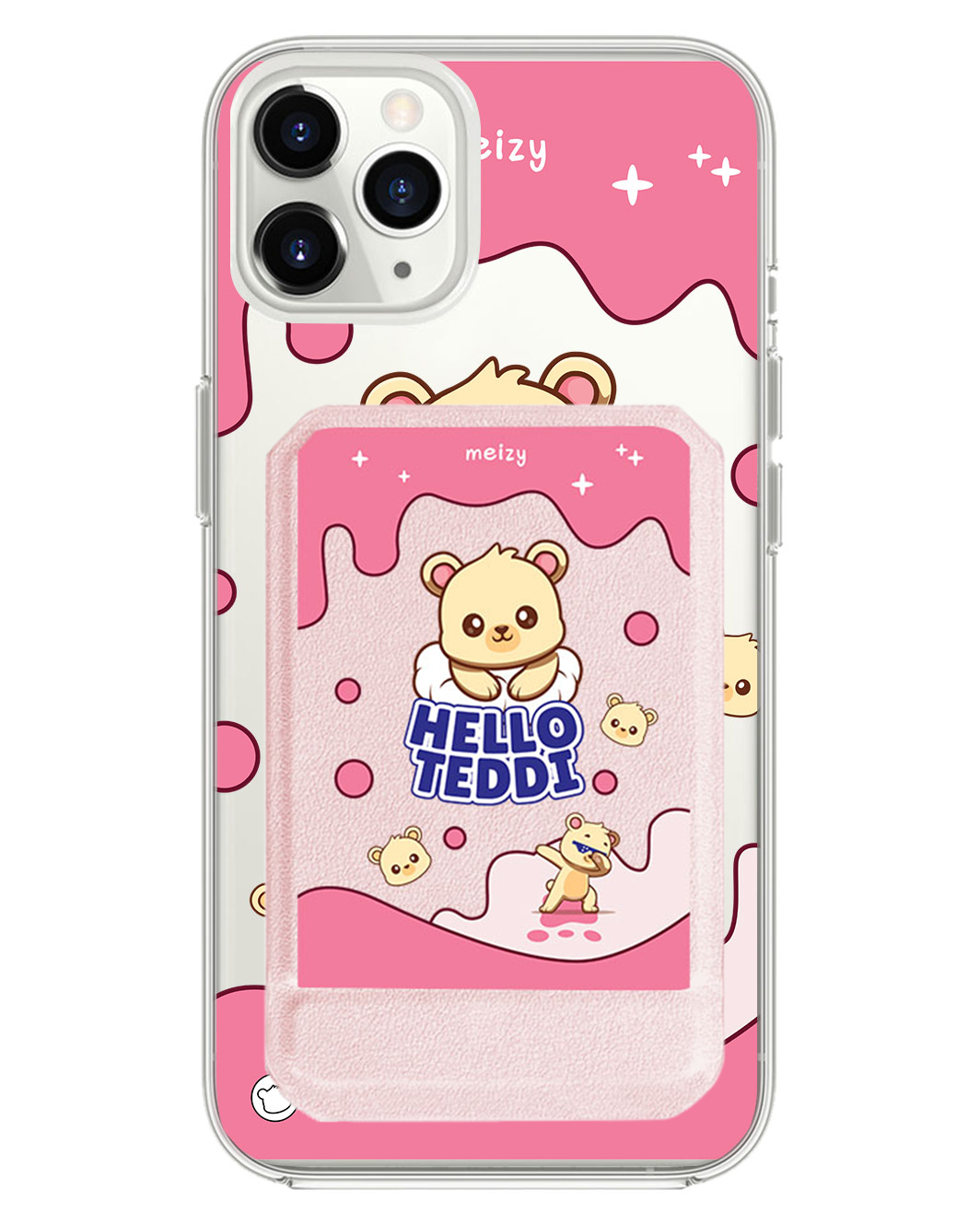 iPhone Magnetic Multifold Wallet - Hello Teddy 2.0