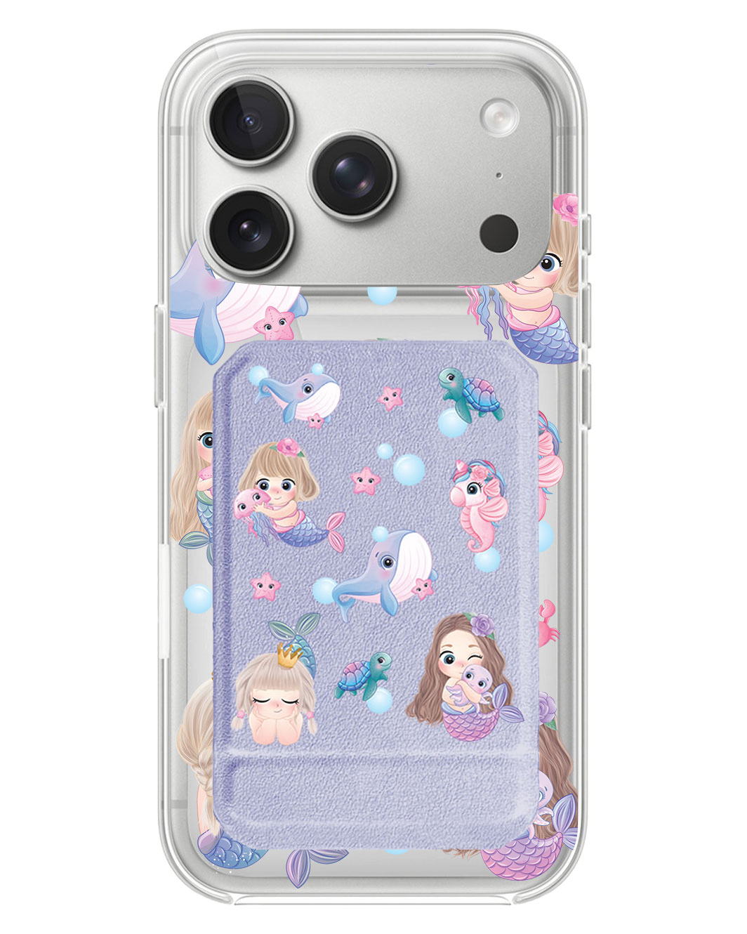 iPhone Magnetic Multifold Wallet - Little Mermaid