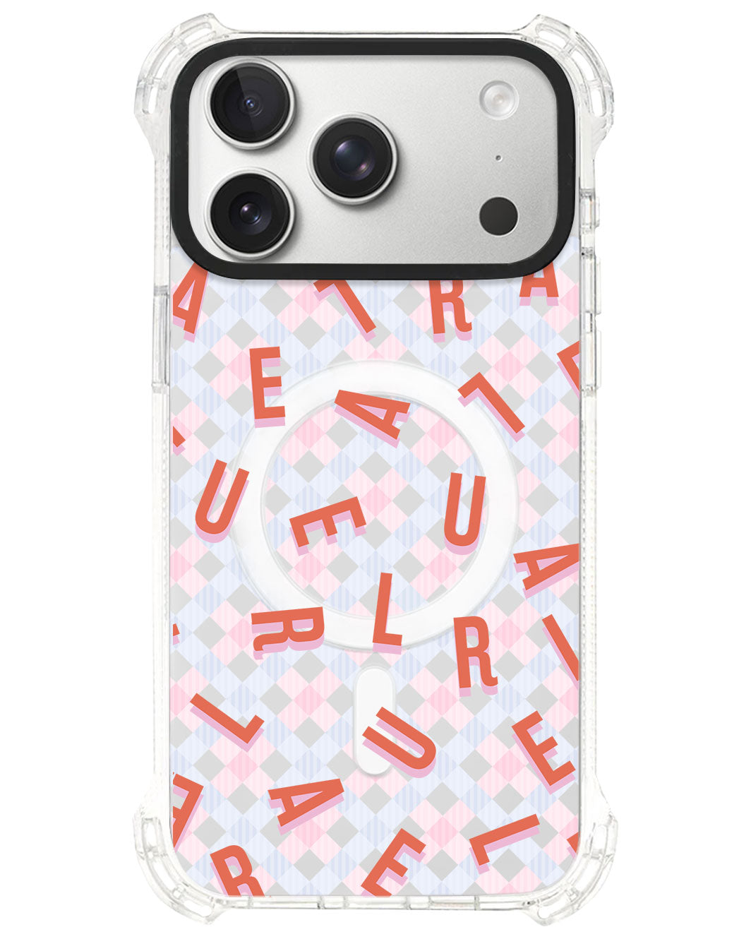 iPhone Ultimate Model-S⁴ - CUSTOM MONOGRAM 1.0 Coral