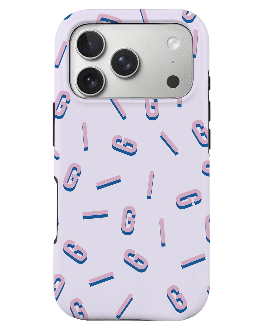 iPhone Rearguard Defender - CUSTOM MONOGRAM 1.0 Cotton Candy