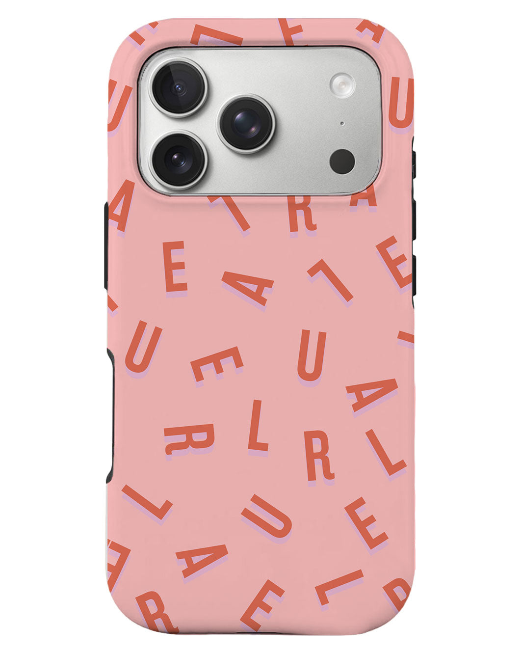 iPhone Rearguard Defender - CUSTOM MONOGRAM 1.0 Coral