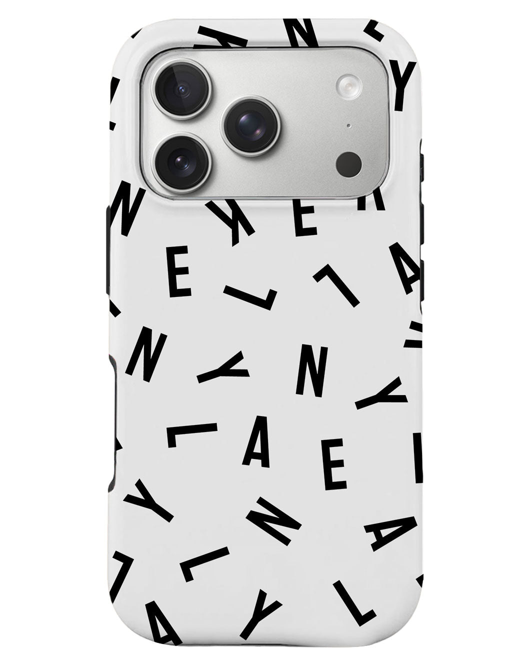 iPhone Rearguard Defender - CUSTOM MONOGRAM 1.0 Noir