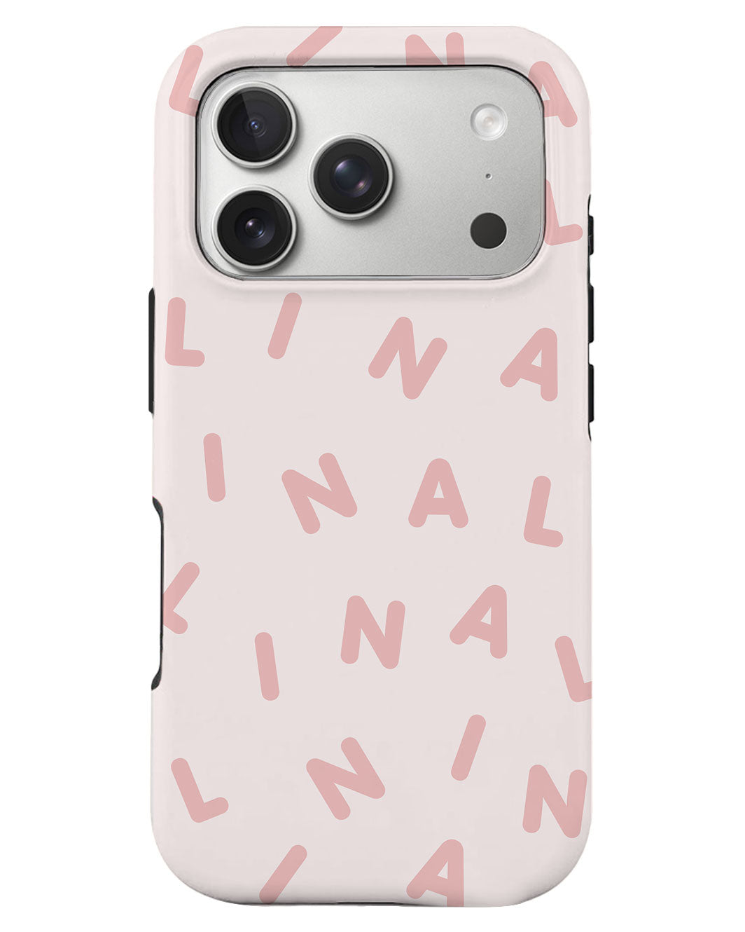 iPhone Rearguard Defender - CUSTOM MONOGRAM 2.0 Rosewater