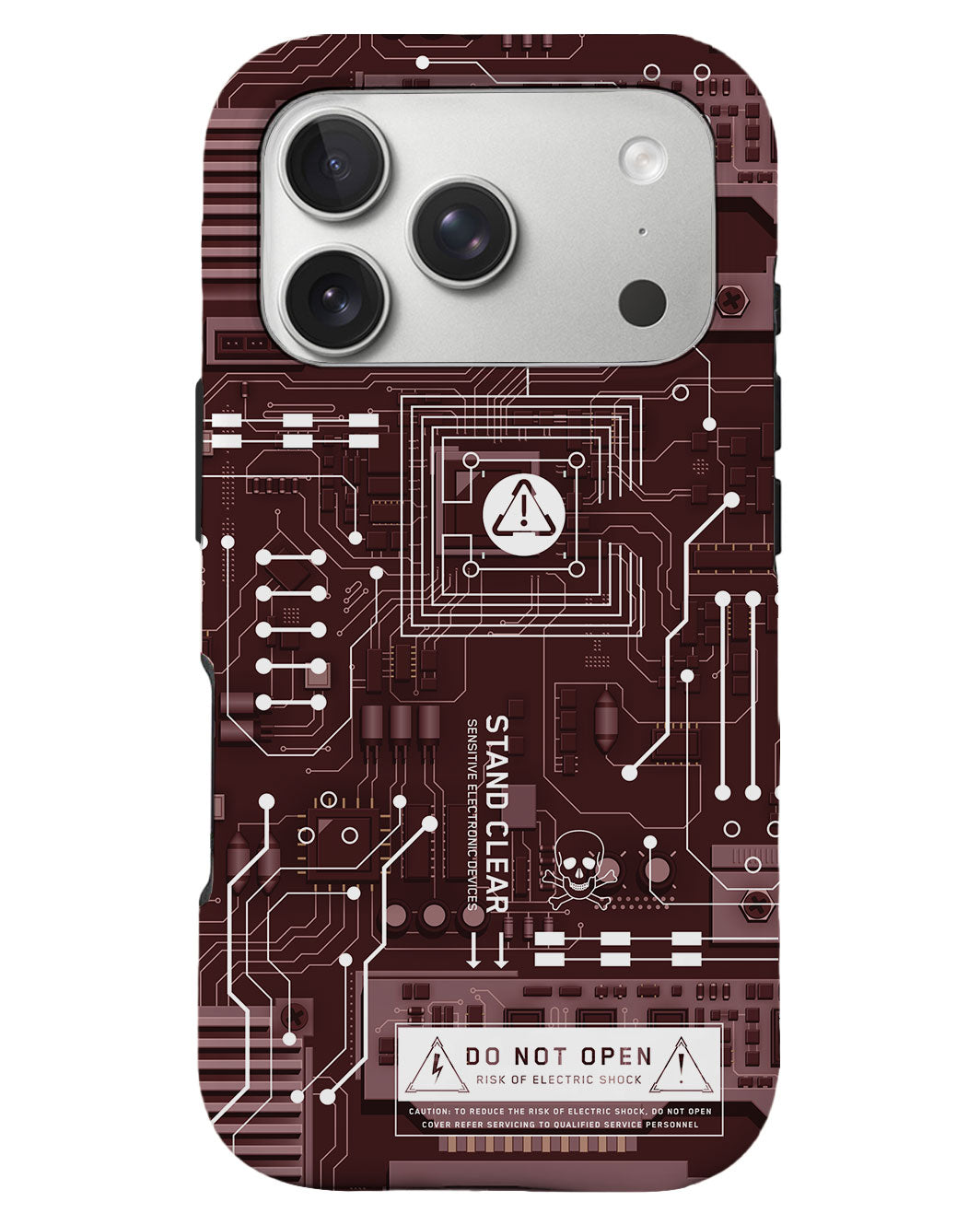 iPhone Rearguard Defender - Circuit Red